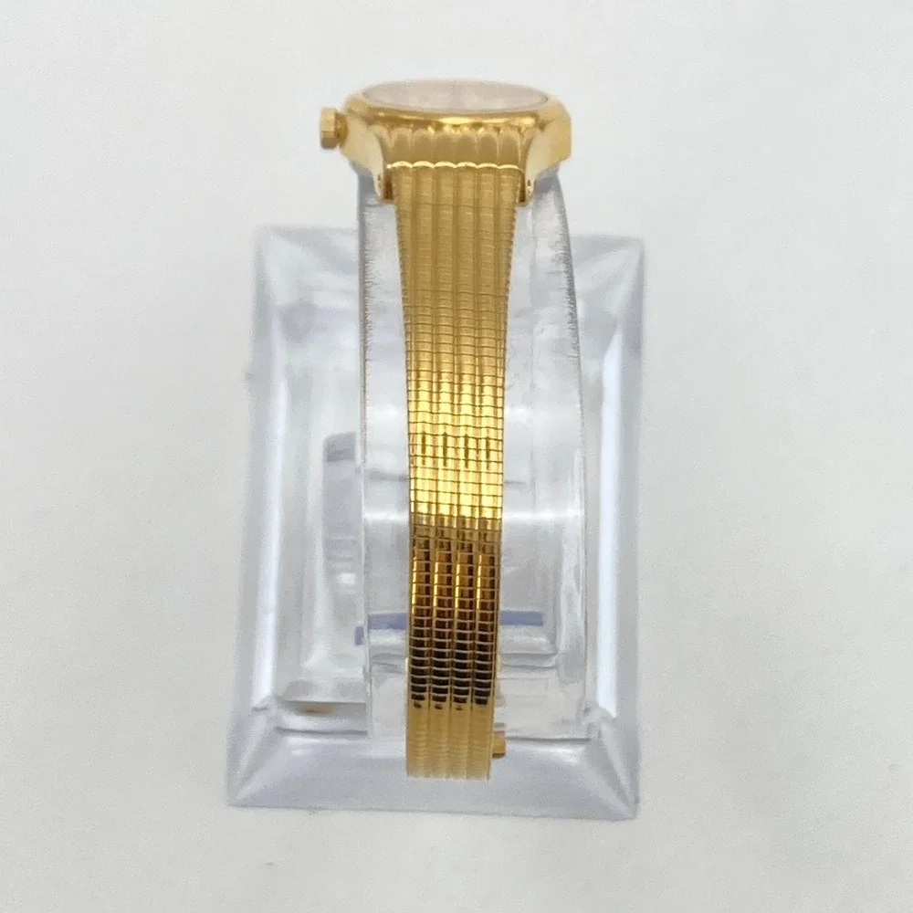 Vtg Dufonte Lucien Piccard Women's Watch 17mm Gold Tone Adjustable New Battery